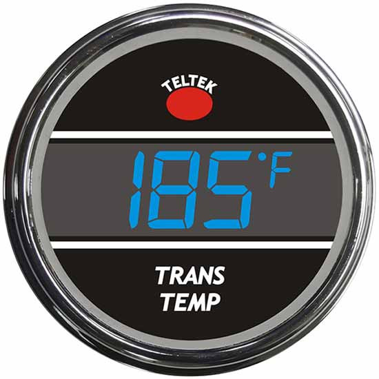 Digital Transmission Temperature Smart Gauge With Blue Display For Kenworth And Peterbilt 2006-Newer
