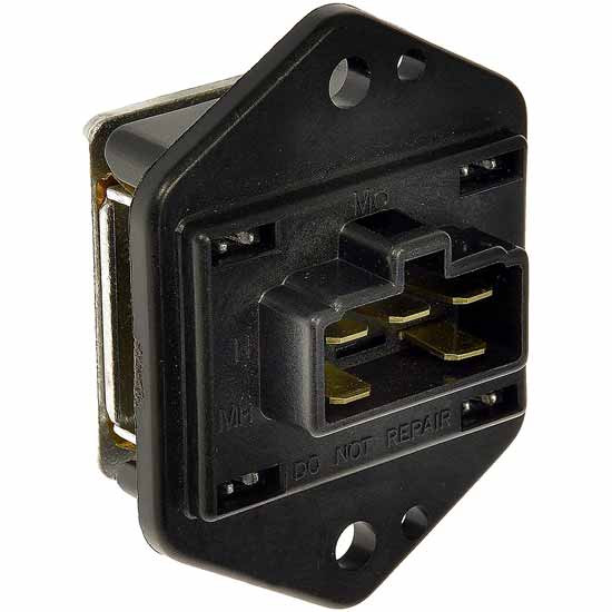 Hvac Blower Motor Resistor With Female Connector And 5 Blade Male Terminal For Chevrolet And Isuzu