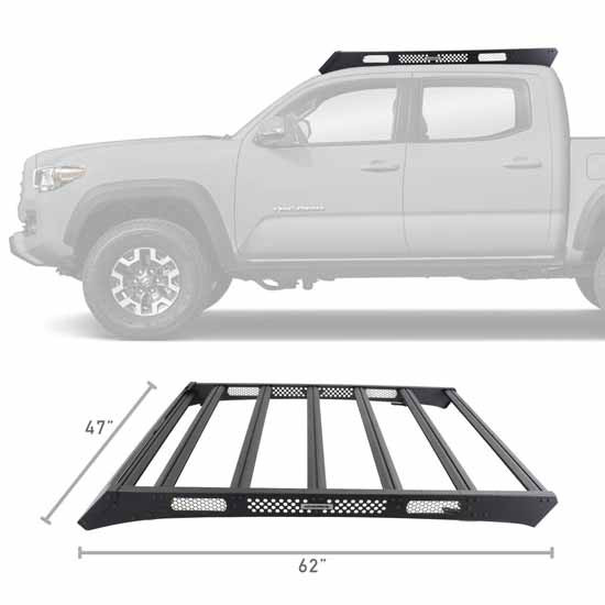 Go Rhino Ceros Low Profile Roof Rack For Toyota Tacoma