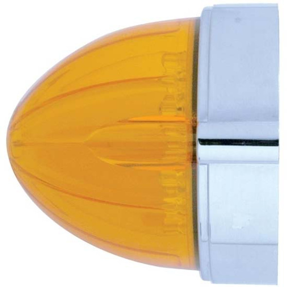 19 Diode Amber LED Amber Lens Watermelon Flush Mount Cab Light