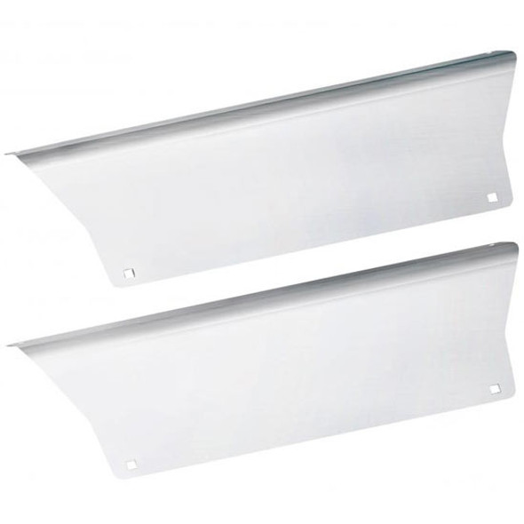 430 Stainless Steel Upper Rear Fairing Step Trim Plates For Peterbilt 579 2013-2021 - Pair