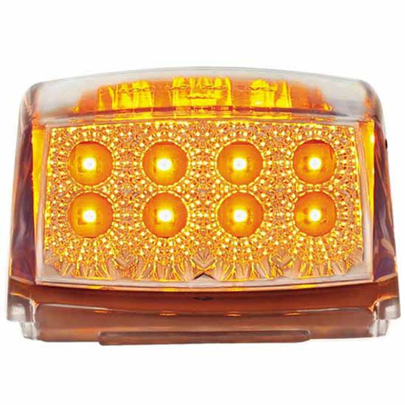 17 Diode Amber/Clear LED Square Cab Light - Pack Of 5
