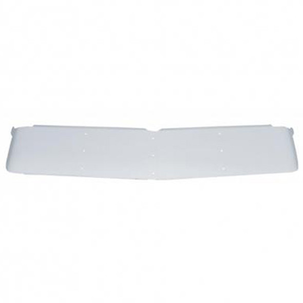 Stainless Steel 12 Inch Drop Windshield Visor For Kenworth W900B, W900L W/ Curved Windshield