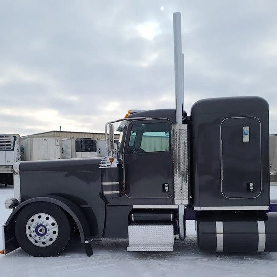 2 Inch Blank Aluminum Full Wrap Cab/ Sleeper Panel With Long Bunk Extender For Peterbilt 389 With 70 Inch Sleeper
