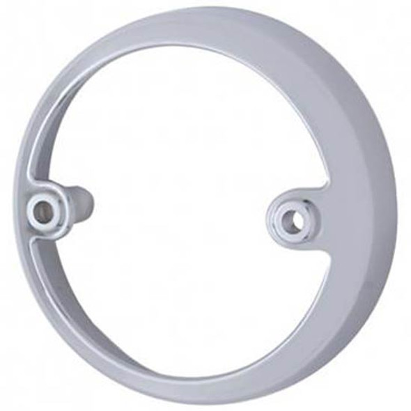 Chrome 3 Inch Round LED Light Bezel