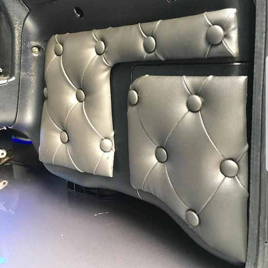 Tan Dash Panels With Brown Buttons For Peterbilt 378, 379, 386, 388, 389 And 389 Glider 2006 And Newer