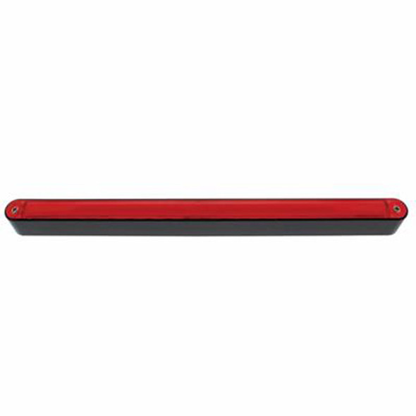 12 Inch 24 Diode Glo Light Bar W/ Black Housing - Red LED / Red Lens