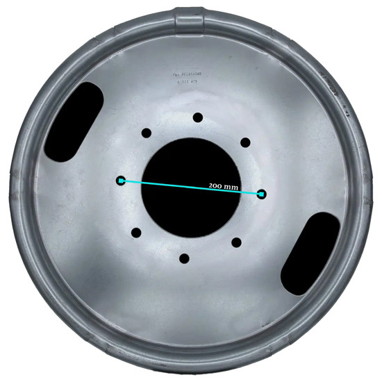 16 Inch Light Duty Drive Wheel Balancer Set- 9/ Studs For Ford F-350 And Dodge 3500 With 17-20 Inch Wheels