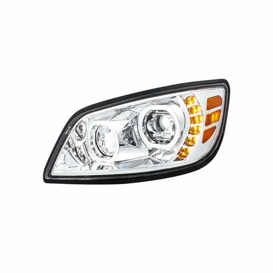 Chrome 10 Led Headlight- Driver Side For Hino 238, 258, 268 And 338