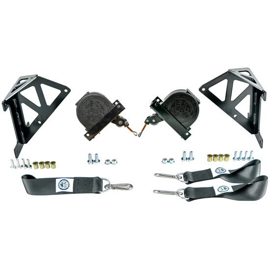 Ez Claw Flange Mount Short 3-In-1 Wrapped And Hydraulic Line Saver Kit With 3 Slings, 25 Lb And 40 Lb Tensioner