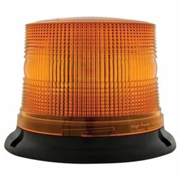 5 Inch Tall High Power LED Beacon Light - Magnet Mount - Amber