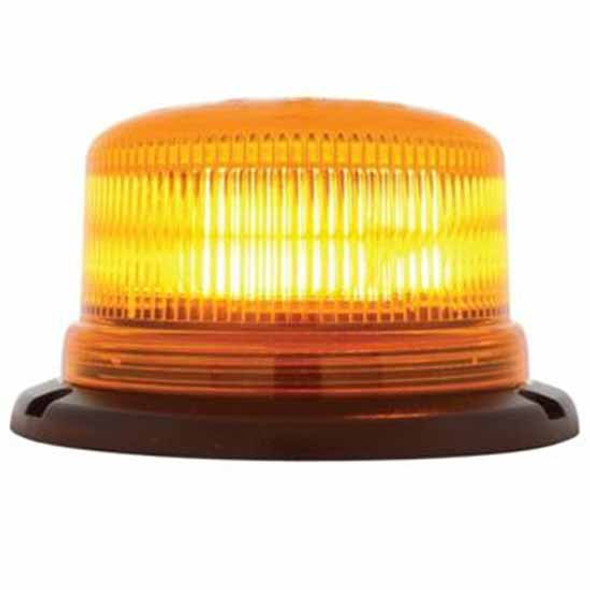 Low Profile 3 High Power LED Beacon Light - Magnet Mount - Amber