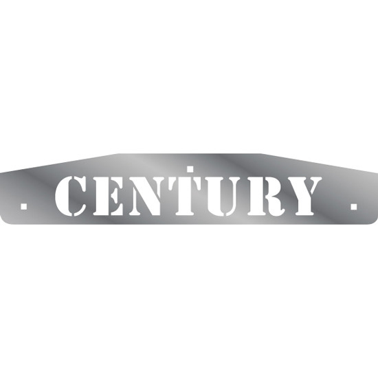 SS Century Cutout Mud Flap Weights
