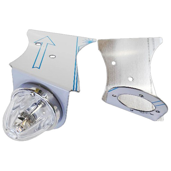 Stainless Steel Ifta Permit Exhaust Bracket With 2 Watermelon Light Holes