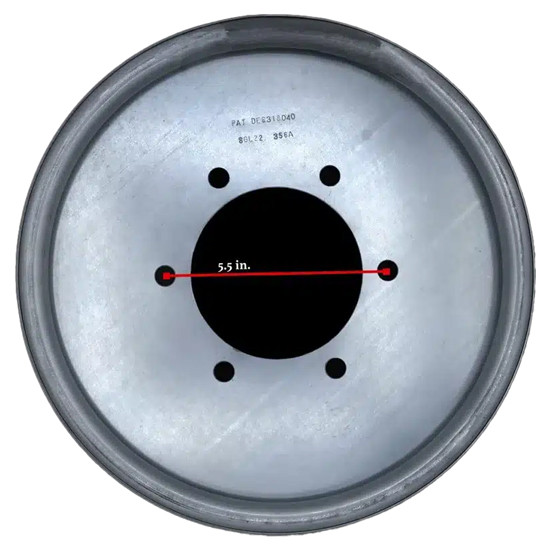 2 Inch Light Duty Drive And Steer Axle Wheel Balancer Set- 1/ Studs, 6 Hole, Set Of 4 For Jeep With 16-20 Inch Wheels