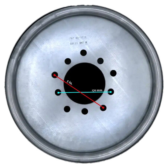 2 Inch Light Duty Drive Axle Wheel Balancer Set- 1/ Studs For 16-20 Inch Wheels
