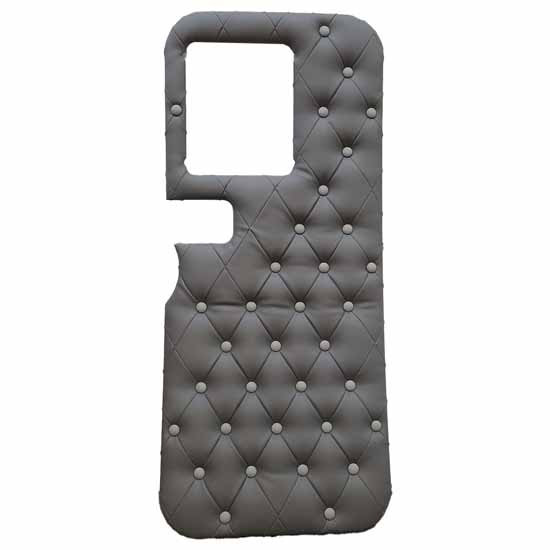 Gray Bunk Door Panel With White Buttons For Peterbilt 2006 And Newer