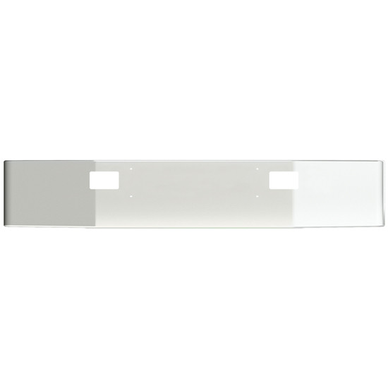 18 Inch Chrome Wrap Around Bumper, 10 Gauge With 7.62 Inch Tow And Bolt Holes For Ford F650-F750 SBA