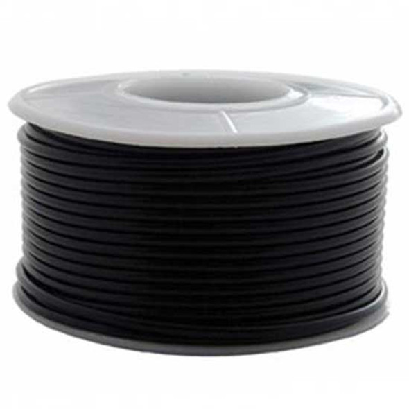 100 Ft Long 16 Gauge Primary Wire Roll - Black