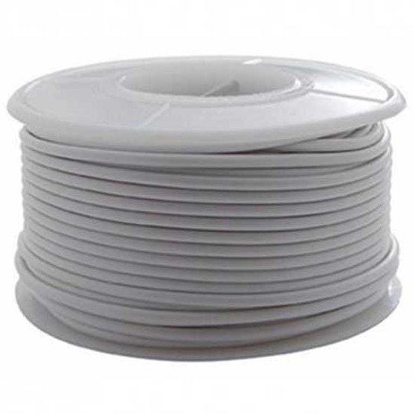 100 Ft Long 16 Gauge Primary Wire Roll - White