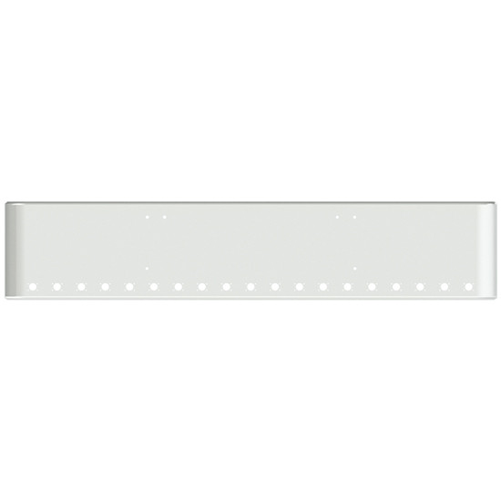 20 Inch Chrome Steel Texas Bumper With O Lights For Freightliner Coronado And 122Sd SFA 2010-Current