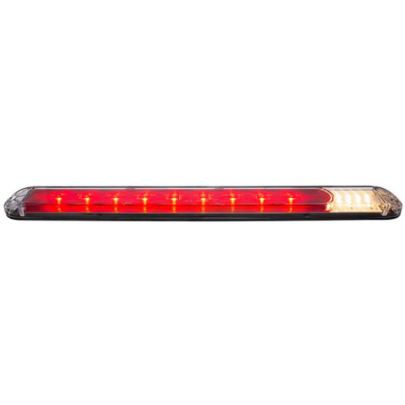 17 Inch 9 Red LED Light Bar W/ 4 White LED Back Up Light