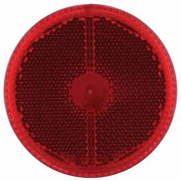 2.5 Inch Round Reflectorized Clearance Marker Light Kit - Red Lens