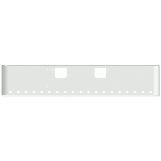 18 Inch Chrome Steel Texas Bumper With O Lights For Freightliner Coronado And 122Sd SFA 2010-Current