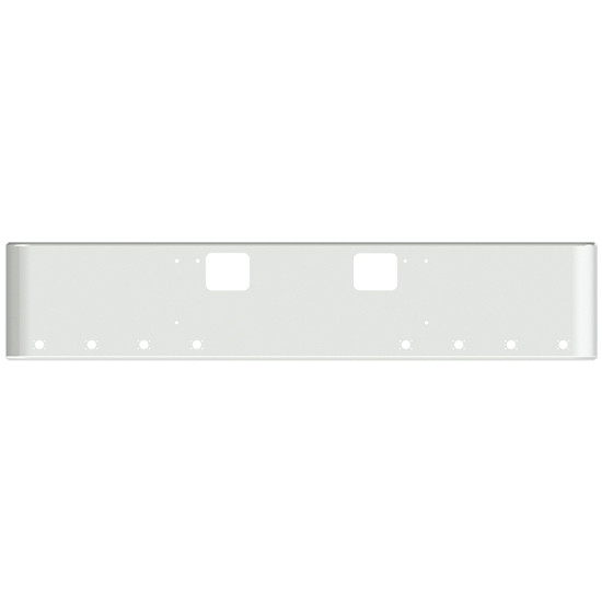 18 Inch Chrome Steel Texas Bumper With O Lights For Freightliner Coronado And 122Sd SFA 2010-Current