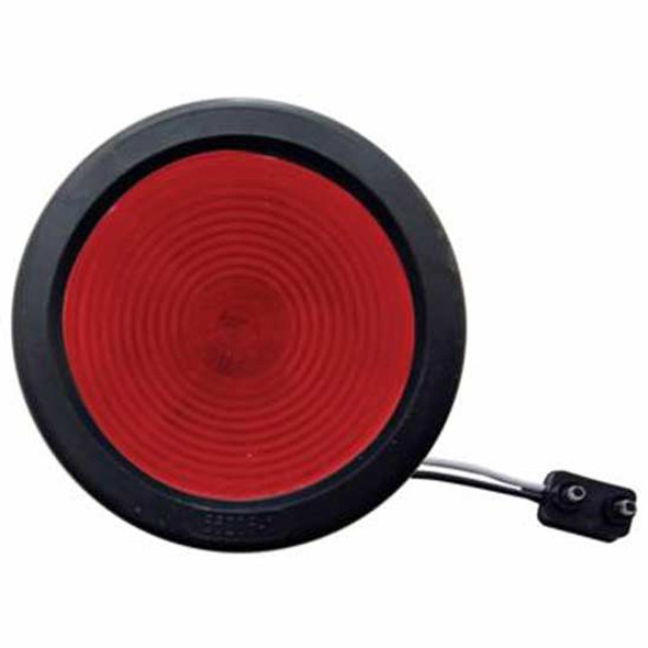 2.5 Inch Clearance Marker Light Kit W/ Black Grommet - Red Lens