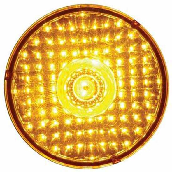 2 Inch Beehive Crystal Clearance Marker Light - Amber