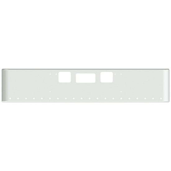 18 Inch Chrome Steel Texas Bumper With O Lights For Freightliner Coronado And 122Sd SFA 2010-Current