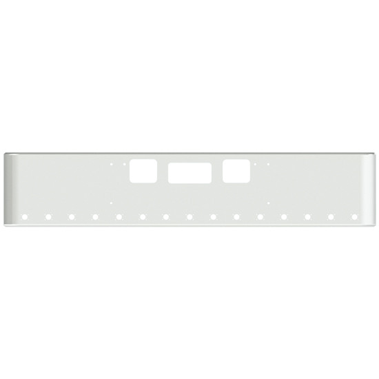 22 Inch Chrome Steel Texas Bumper With O Lights For Freightliner Coronado And 122Sd SFA 2010-Current