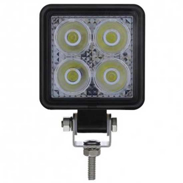 4 High Power 3 Watt LED Square Compact Work Light