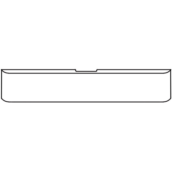 20 Inch Chrome Texas Bumper For Freightliner Coronado New Style - Blind Mount