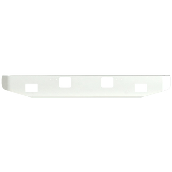18 Inch Chrome Boxed End Bumper With Square Fog Light And Tow Holes For Freightliner Coronado 2010 And Newer