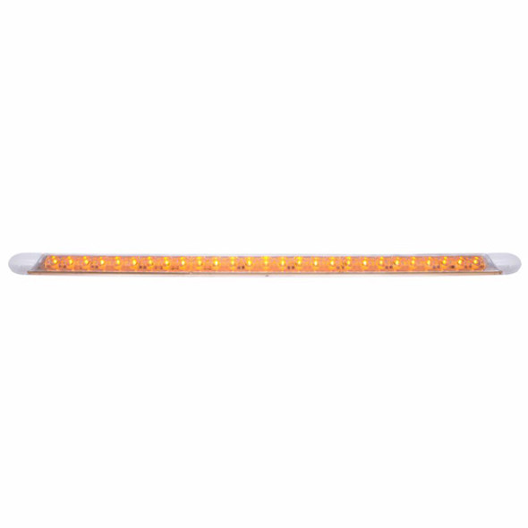 27 High Power LED 21-3/4 Inch Auxiliary/ Utility Light Bar, Amber LED/ Clear Lens