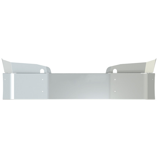 18 Inch Chrome Steel Wrap Around Bumper With Tow Pin Cutouts For Freightliner Cascadia 116, 126