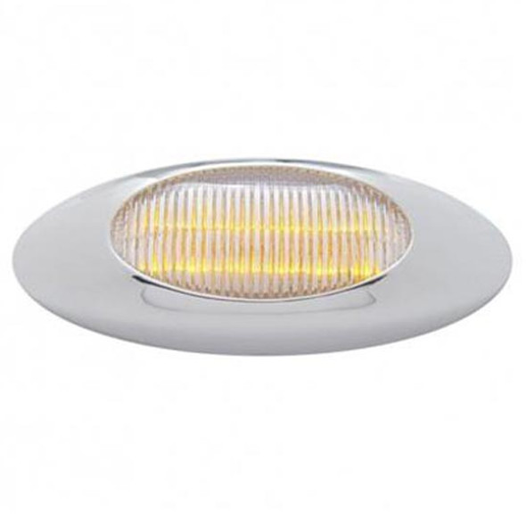 12 LED Phantom I Clearance/ Marker Light - Amber LED/Clear Lens