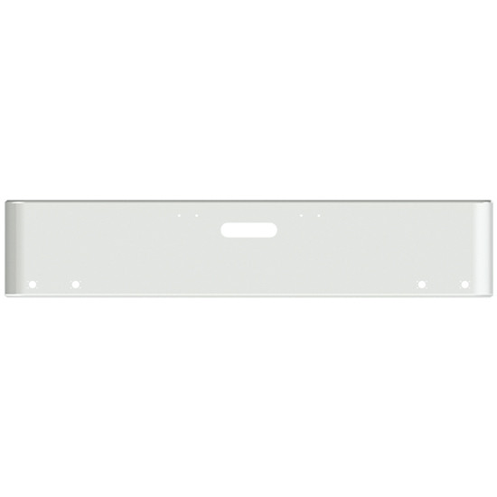 22 Inch Chrome-Plated Steel Rolled End Texas Bumper With Mounting Holes, And 4 M3 Or P3 Light Holes For Freightliner