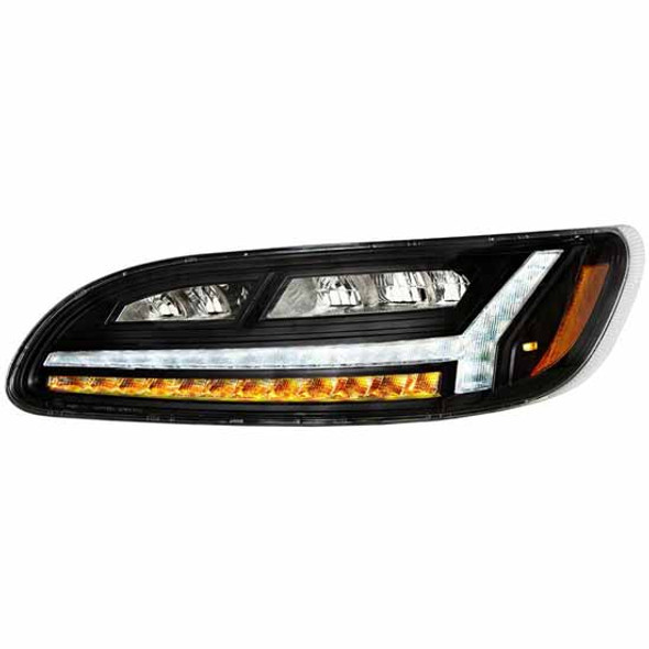 Blackout 6 LED Headlight, Driver Side  For Peterbilt 382, 384, 386, 387