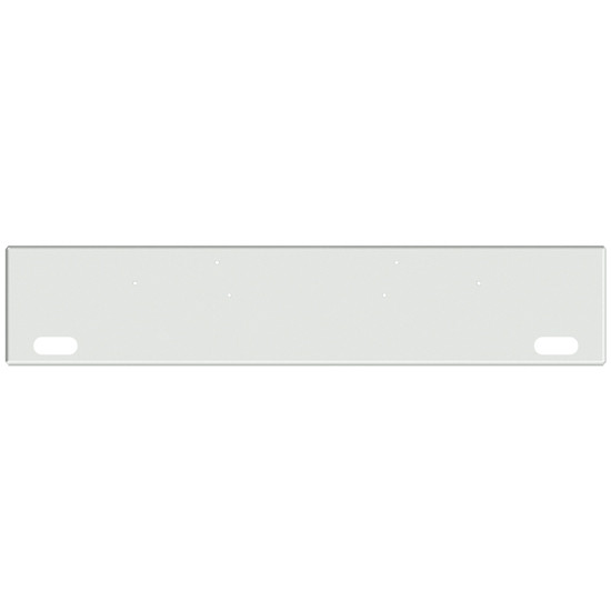 22 Inch Chrome Texas Boxed End Bumper With 2 Oval Light Holes For Freightliner Classic 2002-2007