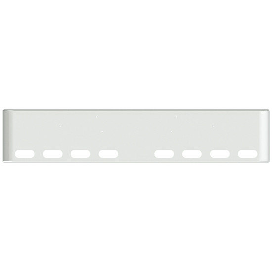 20 Inch Chrome Rolled End American Eagle Bumper With 8 Oval Light Holes For Freightliner Classic 2002-2007