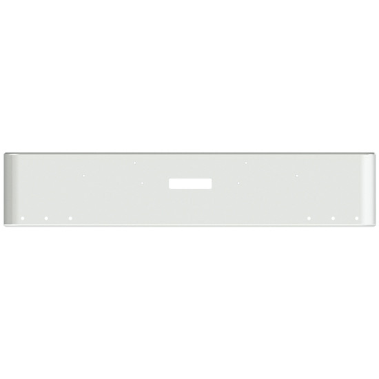 20 Inch Chrome Steel Texas Square Bumper With Mounting And Tow/Hitch Holes 6 - 3/4 Inch Light Holes For Freightliner Fld Classic, 1200 Series 2002-2007