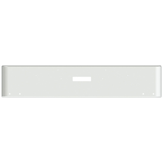 20 Inch Chrome Steel Texas Square Bumper With Mounting And Tow/Hitch Holes 4 - 3/4 Inch Light Holes For Freightliner Fld Classic, 1200 Series 2002-2007