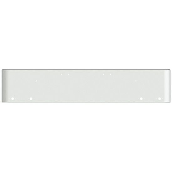 22 Inch Chrome Steel Texas Square Bumper With Mounting Holes Only 4 M1 Millennium Light Holes For Freightliner Classic 1400 Series 2002-2007