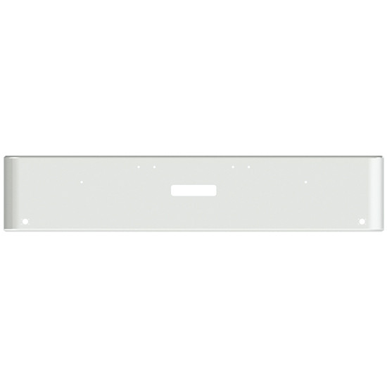 18 Inch Chrome Steel Texas Square Rolled End Bumper With Mounting And Tow/Hitch Holes 2 M3 Or P3 Light Holes For Freightliner Classic 1400 Series 2002-2007