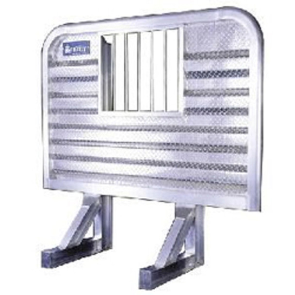 Merritt Aluminum 68 X 86 Inch Cab Rack W/ Jail Bar Window