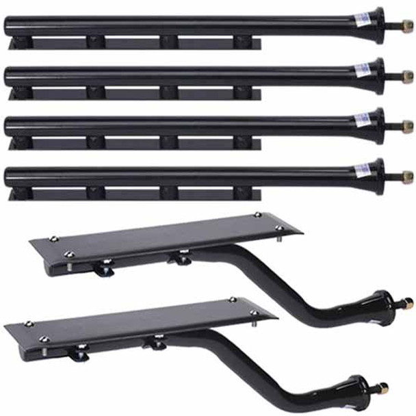 Merritt Black Full Fender EZ-Mount Bracket Kit W/ 4 Inch Rise