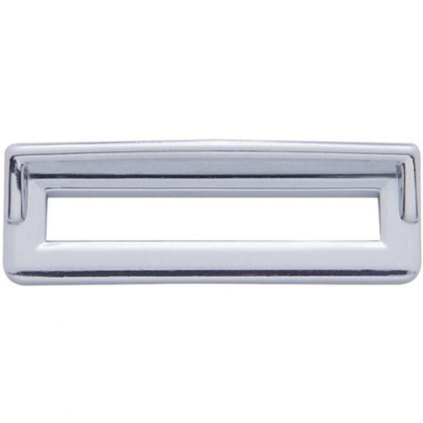 Chrome Label Covers W/ Visor For Freightliner FL120, FLD132, FLD112, FLD120 - Pack Of 6